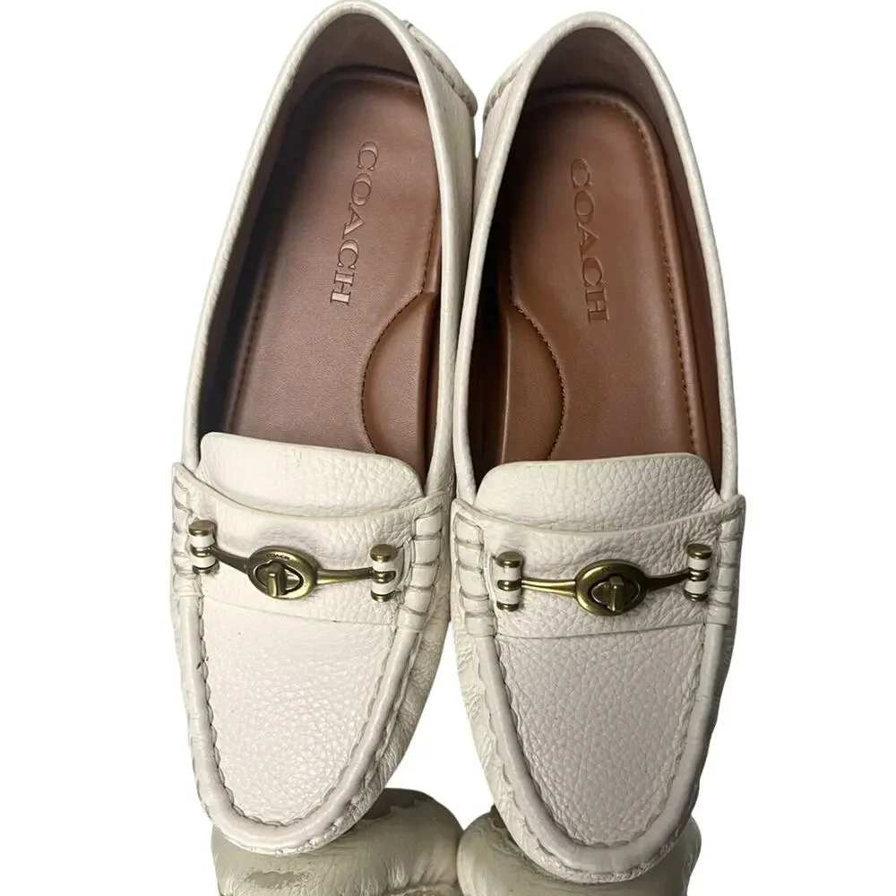 Coach Women’s Crosby Leather Driver Loafer Size 6.5B